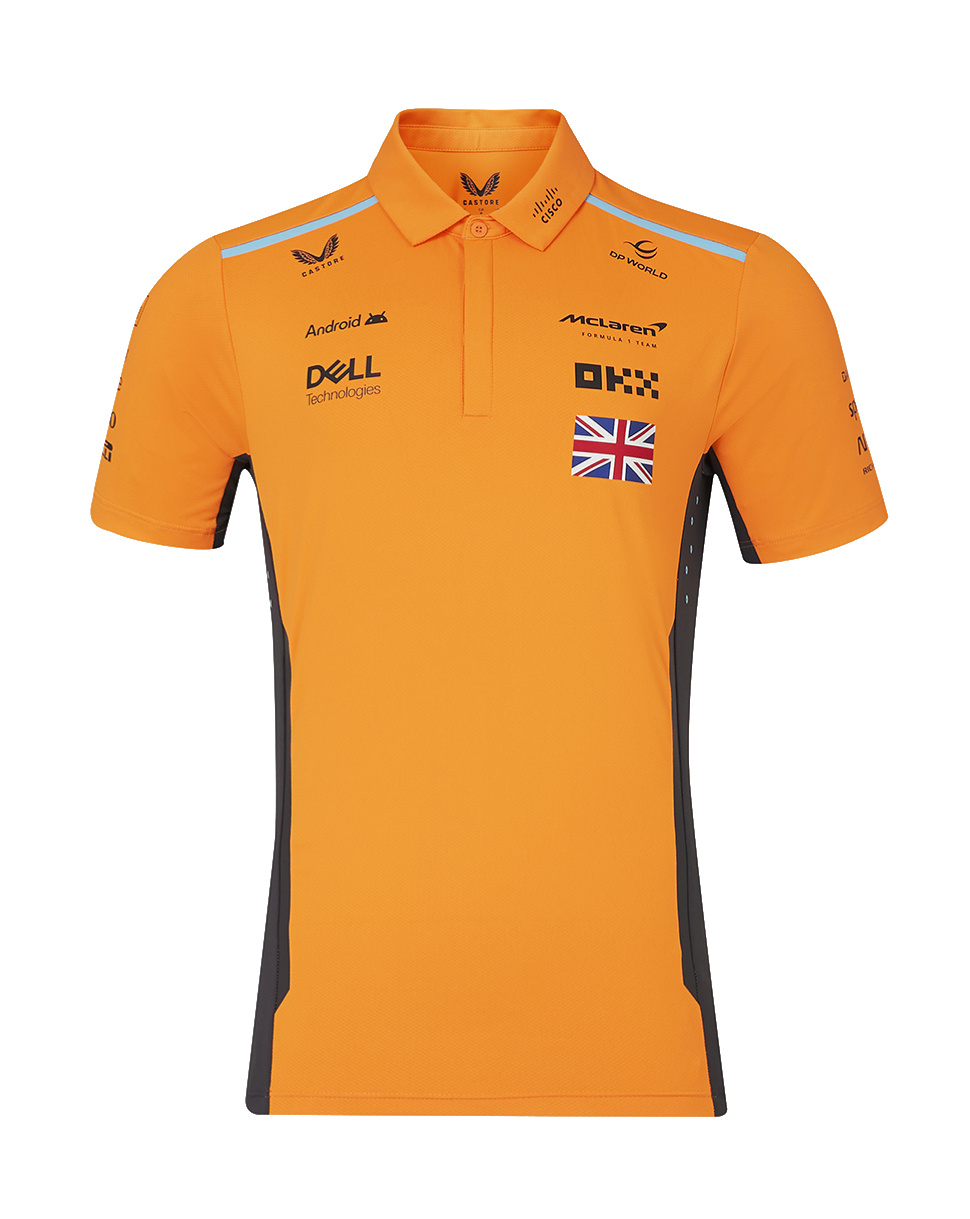 2024 McLaren L. Norris Short Sleeve Polo Heren