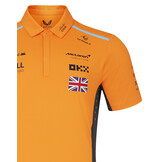 2024 McLaren L. Norris Short Sleeve Polo Heren