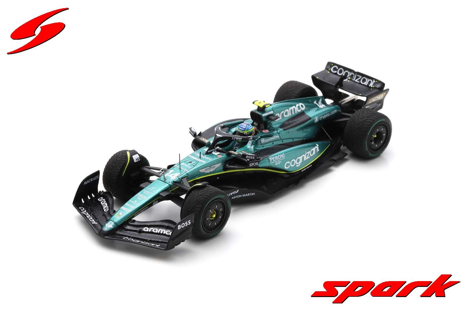 1:43 Aston Martin AMR23, F. Alonso '2nd Monaco GP 2023'