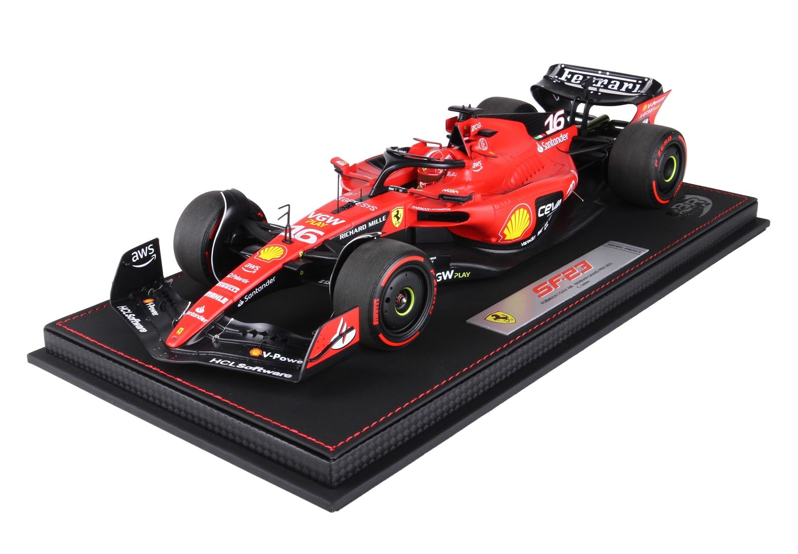 1:18 Ferrari SF-23, C. Leclerc 'GP Bahrein 2023' - BBR