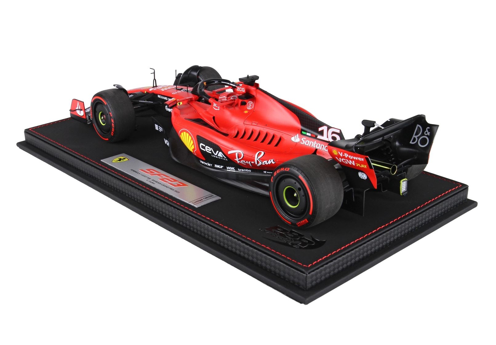 1:18 Ferrari SF-23, C. Leclerc 'GP Bahrein 2023' - BBR
