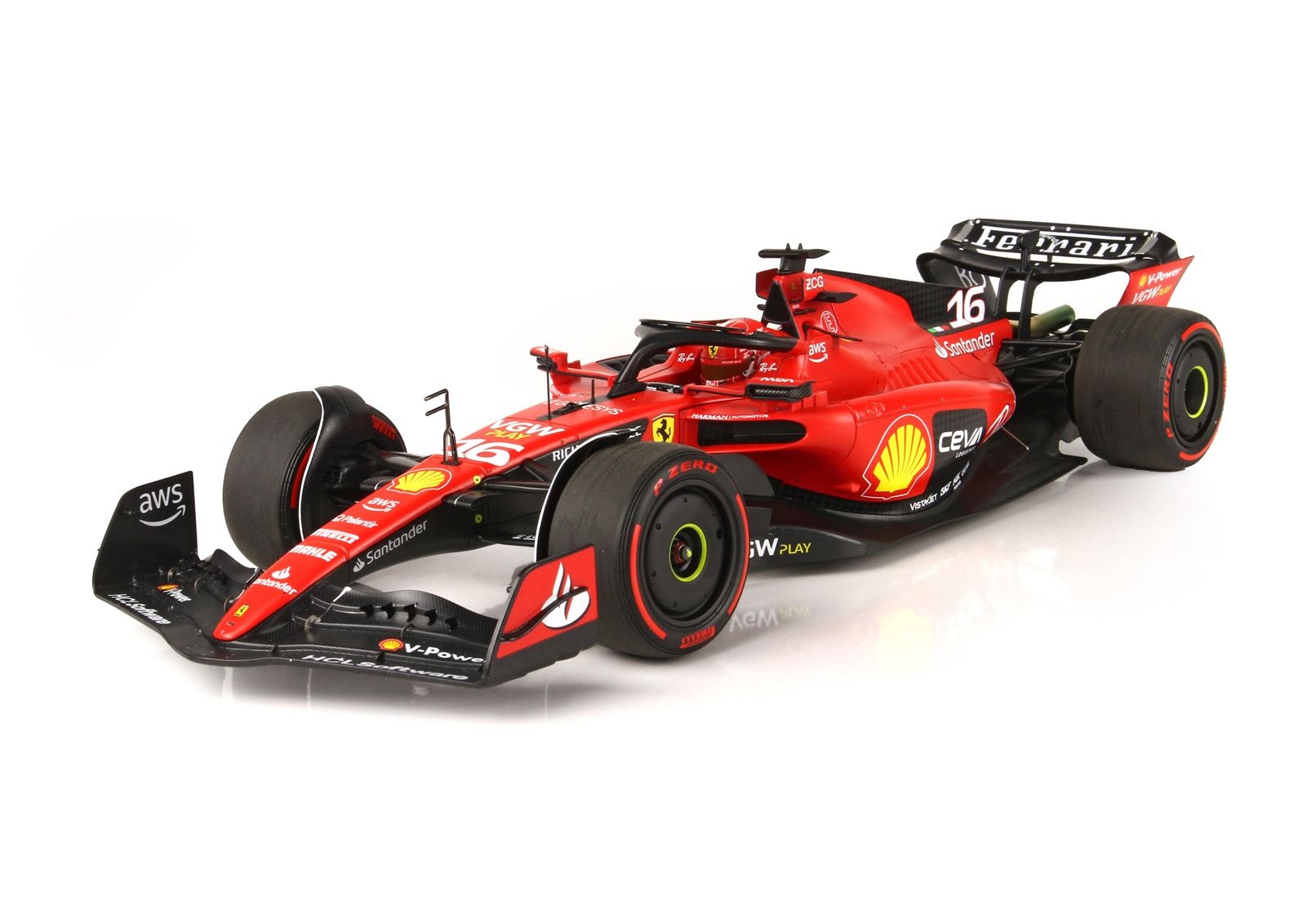 1:18 Ferrari SF-23, C. Leclerc 'GP Bahrein 2023' - BBR
