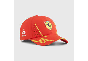 2024 Adult' C. Sainz Scuderia Ferrari Cap Burnt Red