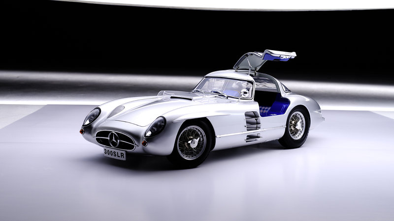 1/8 Mercedes Benz 300 SLR "Uhlenhaut (Pocher) coupé", zilver Lemke LeGrand LE102