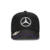 2024 Adult' Lewis Hamilton Mercedes AMG Team Trucker Cap Black