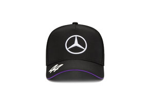2024 Adult' Lewis Hamilton Mercedes AMG Team Trucker Cap Zwart