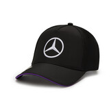 2024 Adult' Lewis Hamilton Mercedes AMG Team Trucker Cap Black