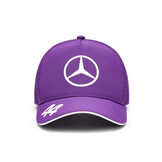 2024 Adult' Lewis Hamilton Mercedes AMG Team Trucker Cap Purple
