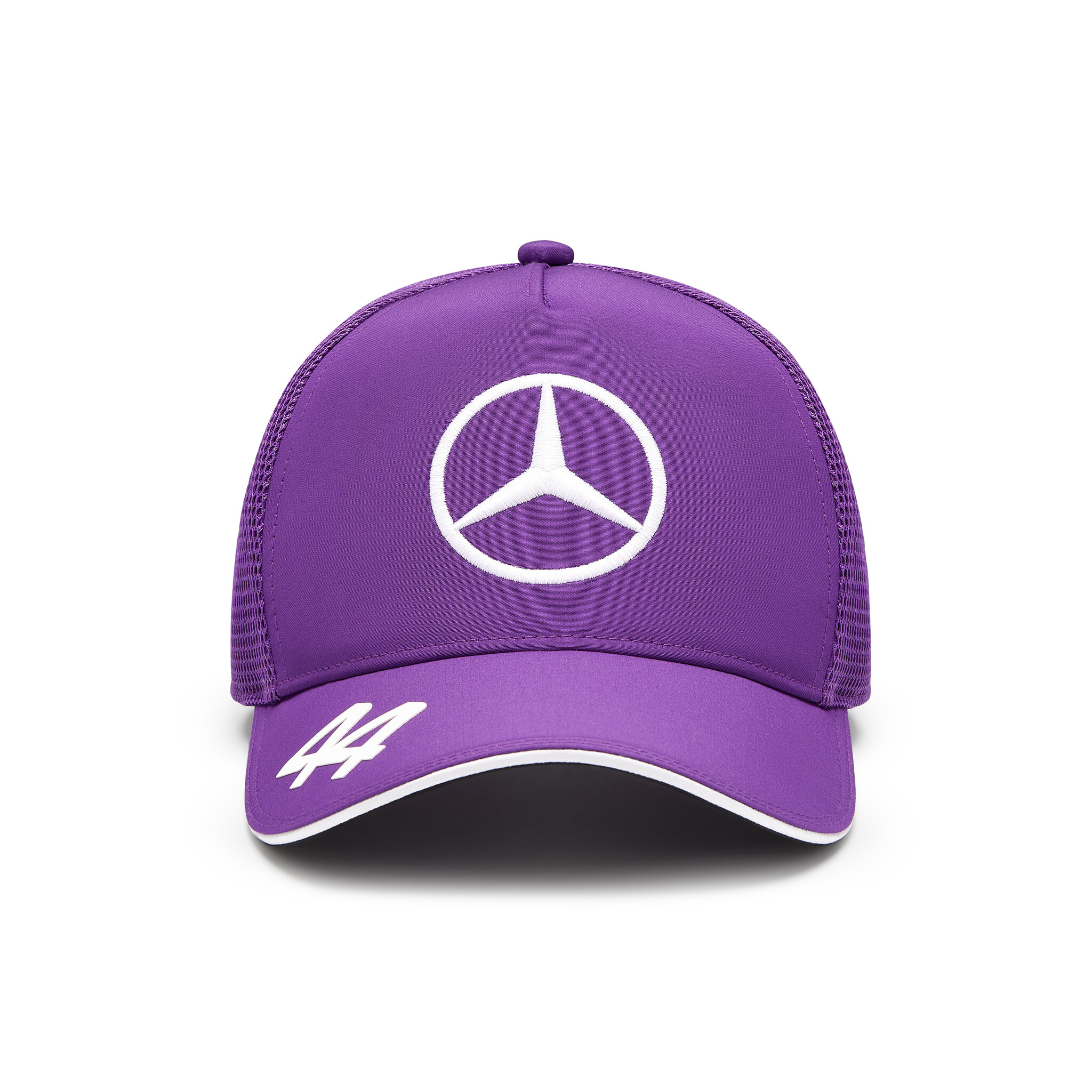 2024 Adult' Lewis Hamilton Mercedes AMG Team Trucker Cap Purple
