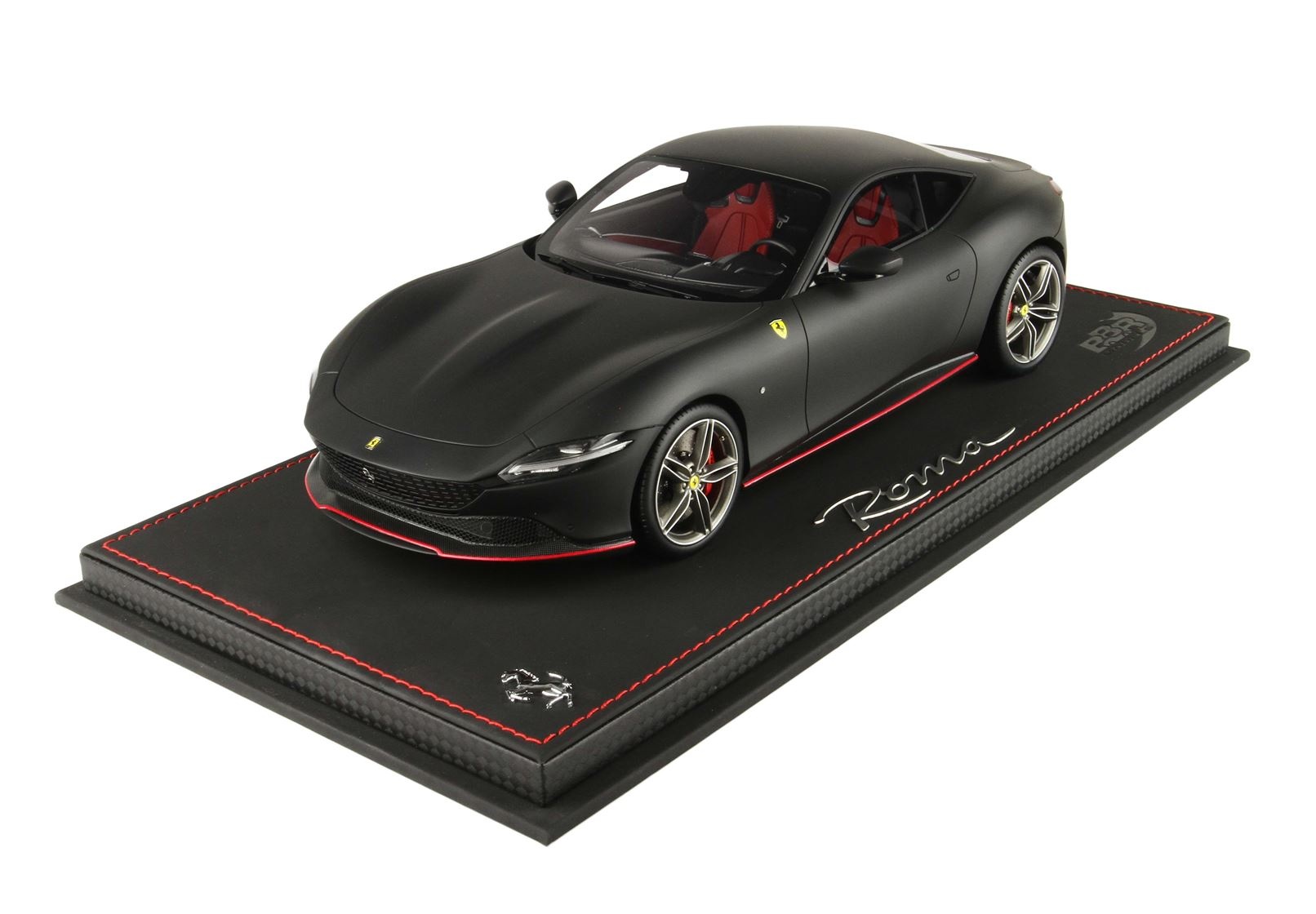 1:18 Ferrari Roma Nero Opaco Mat Zwart