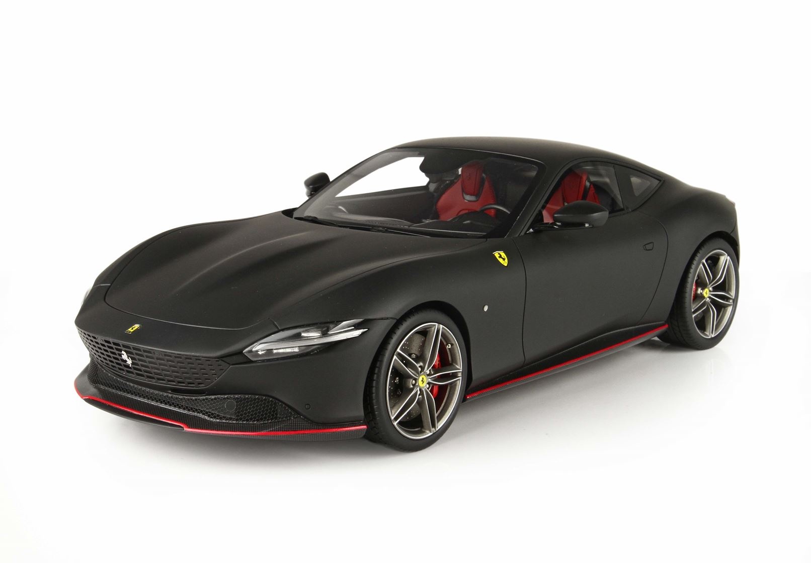 1:18 Ferrari Roma Nero Opaco Mat Zwart
