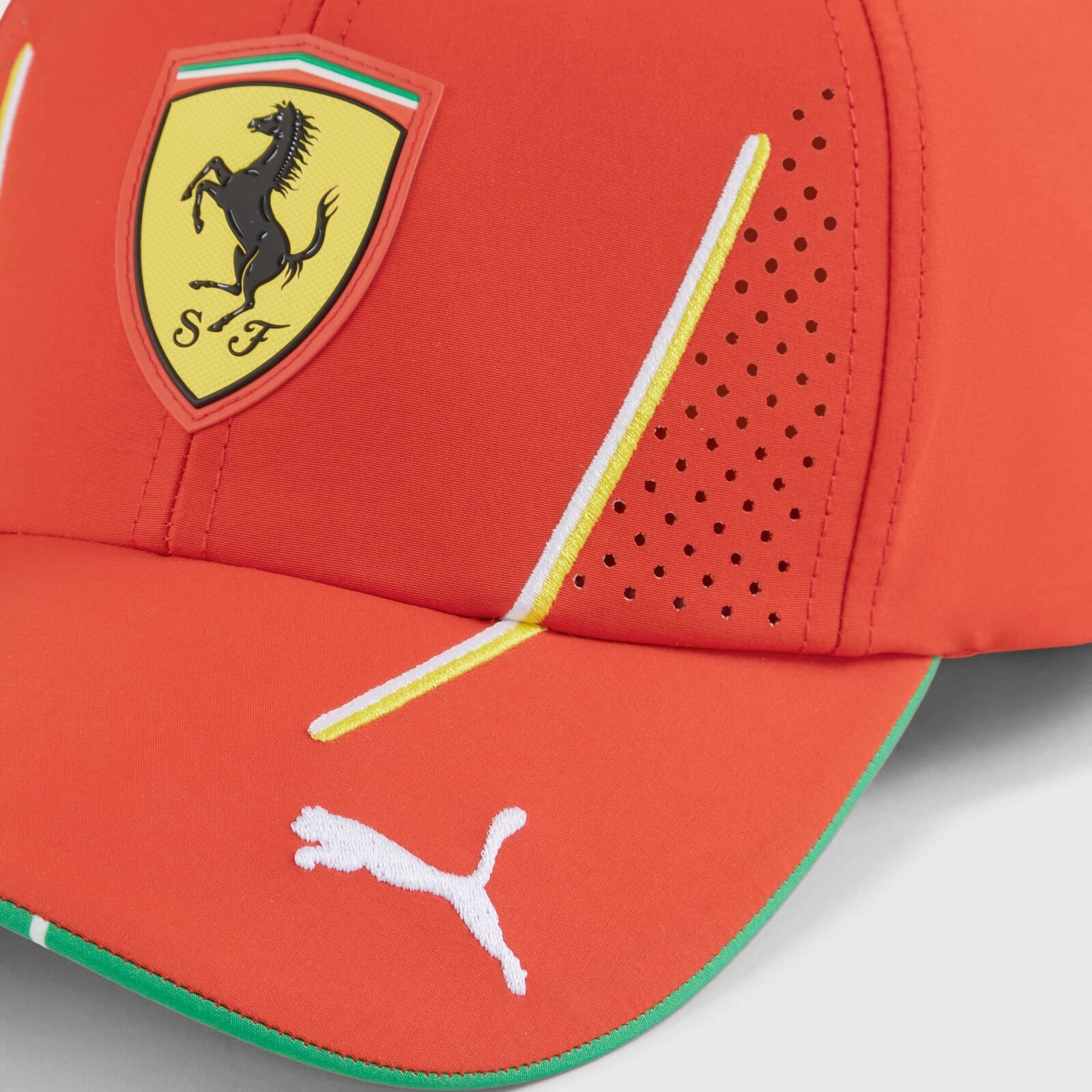 2024 Adult' Scuderia Ferrari Team Cap Burnt Red