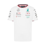 'Adult' Mercedes AMG Petronas F1 Team 2024 T-Shirt Mens 'Weiss'