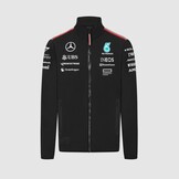 'Adult' Mercedes AMG Petronas F1 Team 2024 Softshell Jacke Mens 'Schwarz'