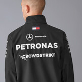 'Adult' Mercedes AMG Petronas F1 Team 2024 Softshell Jacke Mens 'Schwarz'