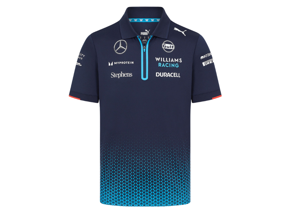 'Adult' 2024 Williams Racing F1 Team Polo Navy