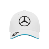2024 Adult' George Russel Mercedes AMG Petronas F1 Team Driver Cap White