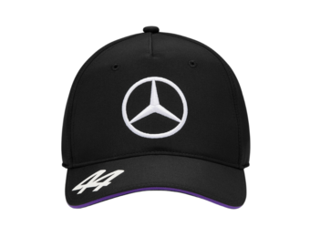 2024 Kids' Lewis Hamilton Mercedes Team Driver Cap Black