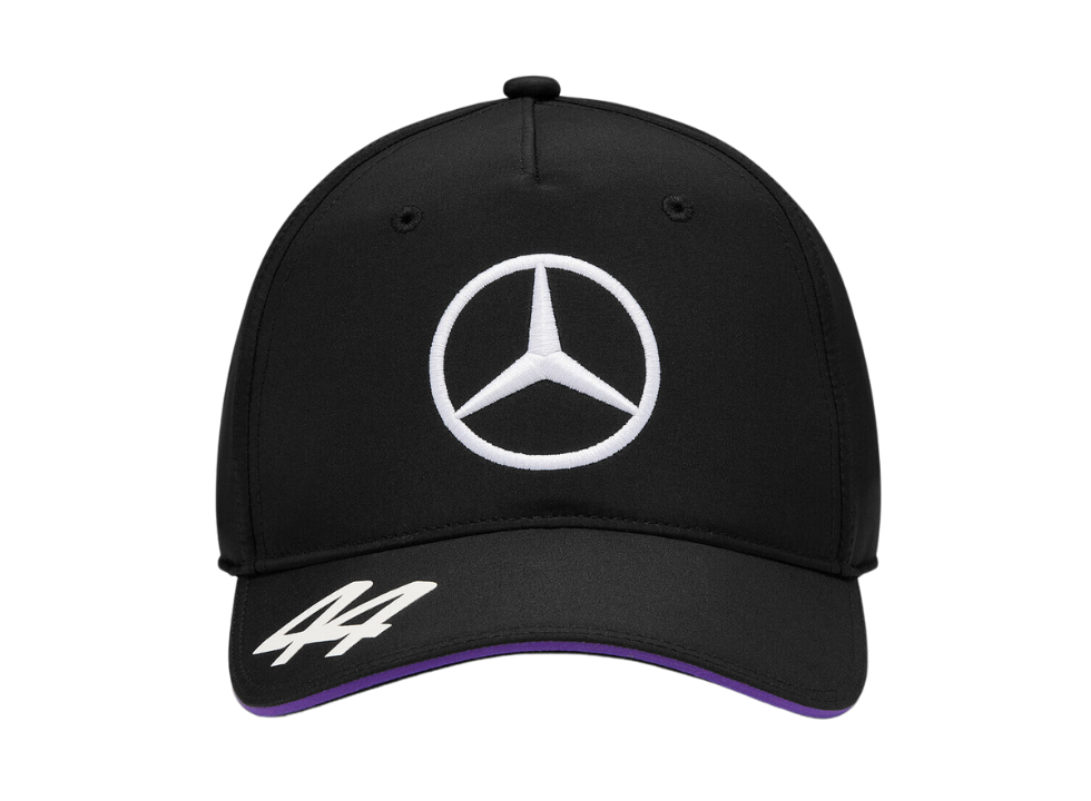 2024 Kids' Lewis Hamilton Mercedes AMG Petronas F1 Team Driver Cap Black