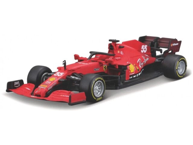 1:43 Ferrari SF21 #55 Sainz 2021 Bburago