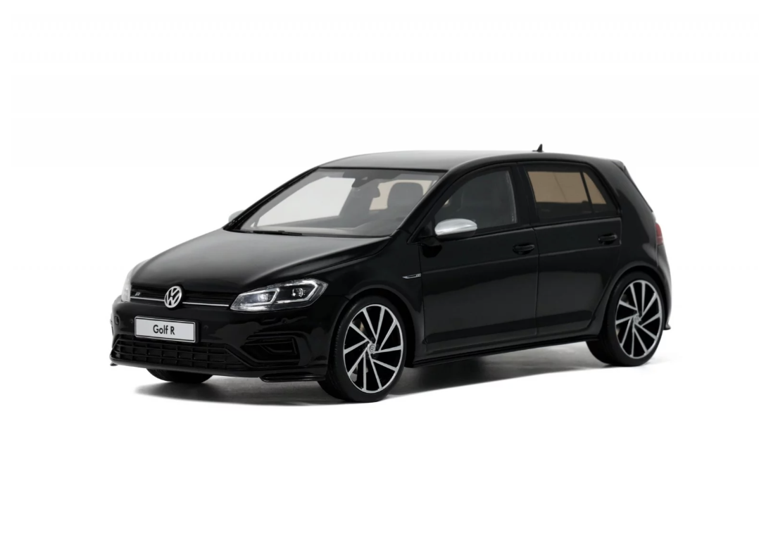 1:18 Volkswagen Golf VII R Zwart 2017