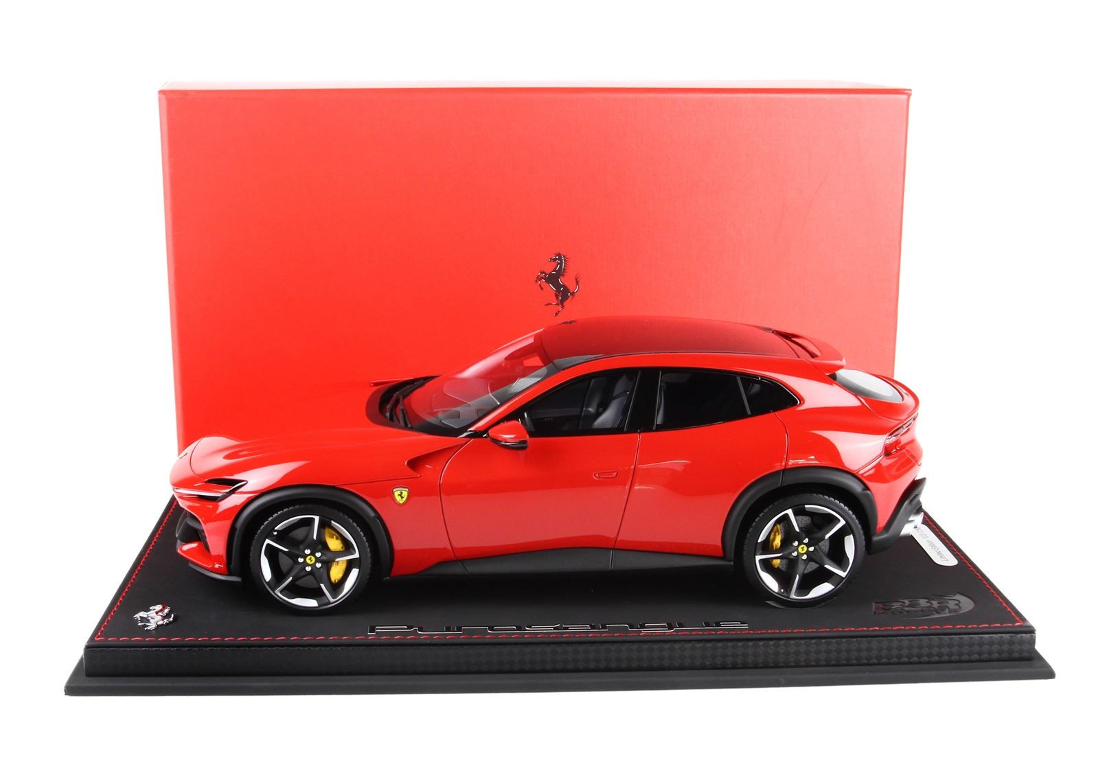 1:18 Ferrari Purosangue Red Corsa 322 Carbon Fiber Roof 2022 BBR Limited Edition 1/250 pcs.
