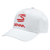 2024 Ayrton Senna Logo Cap Pageant White
