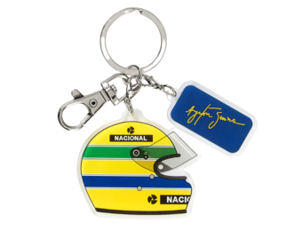 Ayrton Senna Helmet Keyring
