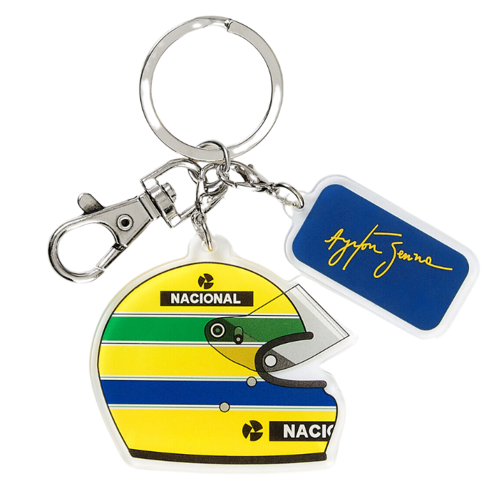 Ayrton Senna Helmet Keyring