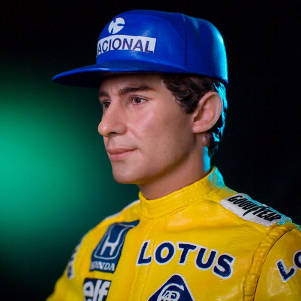 1/10 Ayrton Senna Figurine GP Monaco 1987