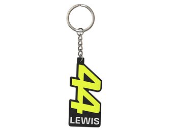 2024 L. Hamilton Mercedes F1 Keyring Neon