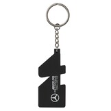 2024 Lewis Hamilton Mercedes AMG Petronas F1 Keyring Neon