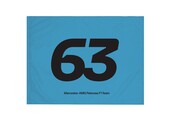 2024 G. Russell Mercedes F1 Flag Blue
