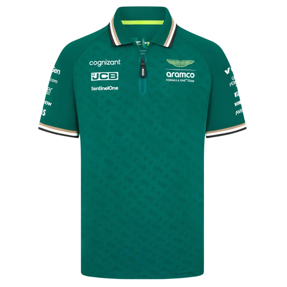 'Adult' 2024 Aston Martin Aramco F1 Team Polo Groen