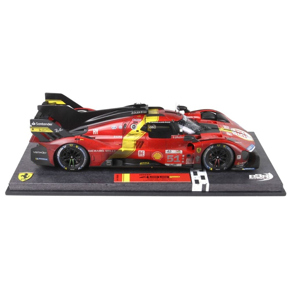 1:12 Ferrari 499P (Dirty) Pier Guidi-Calado-Giovinazzi #51 'Winner Le Mans 2023' - BBR Limited Edition