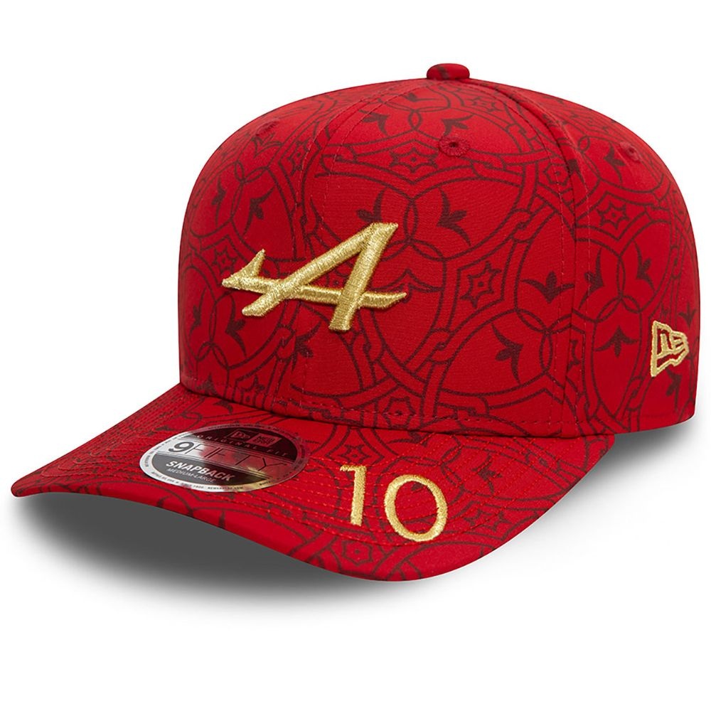2024 Alpine Racing China Pierre Gasly Hot Red 9FIFTY Original Fit Snapback Cap