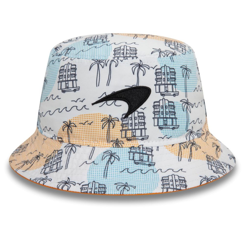 2024 McLaren Racing Miami Race Special White Bucket Hat
