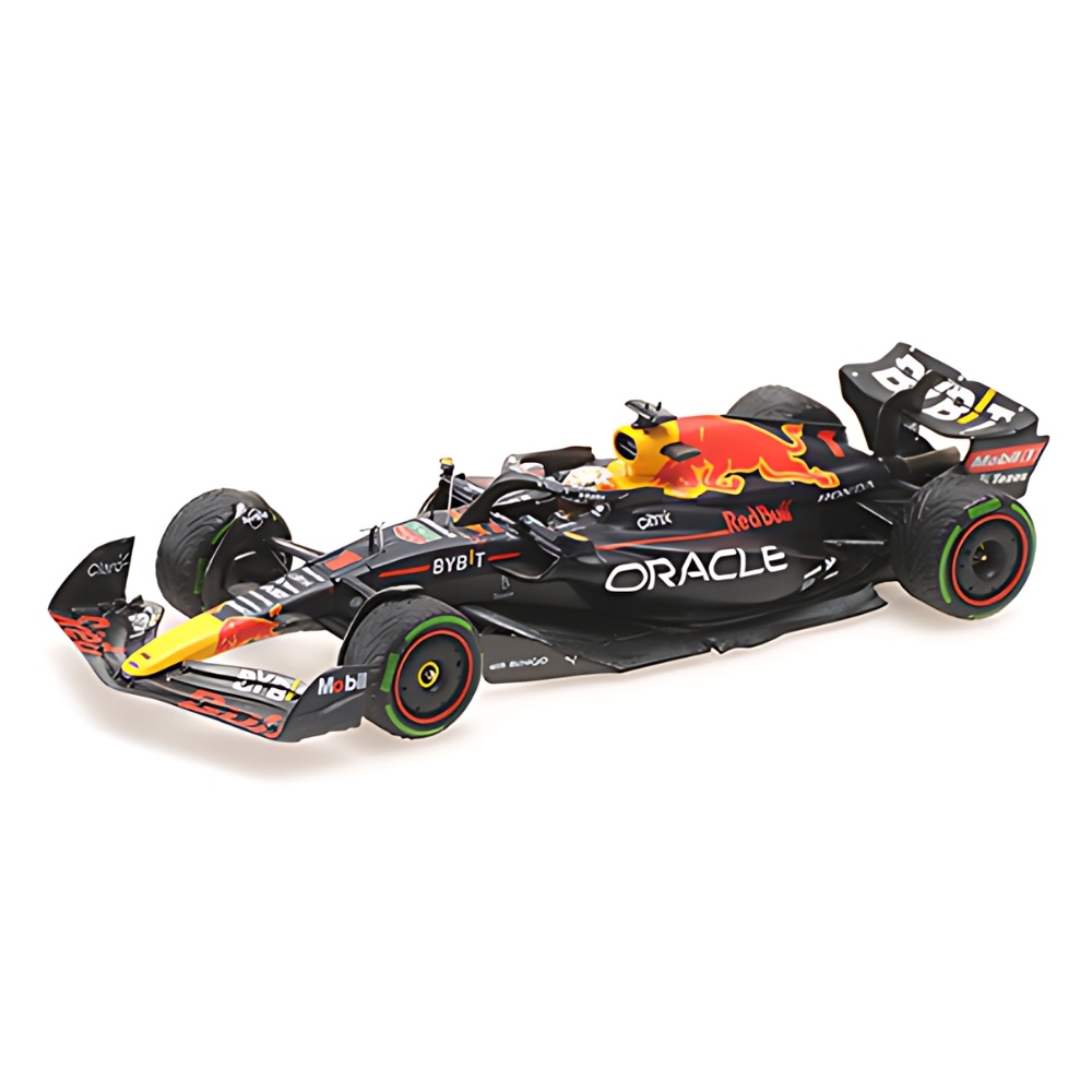 1:43 Red Bull RB18, M. Verstappen 'Winner Japanese Grand Prix 2022, with WC pitboard'
