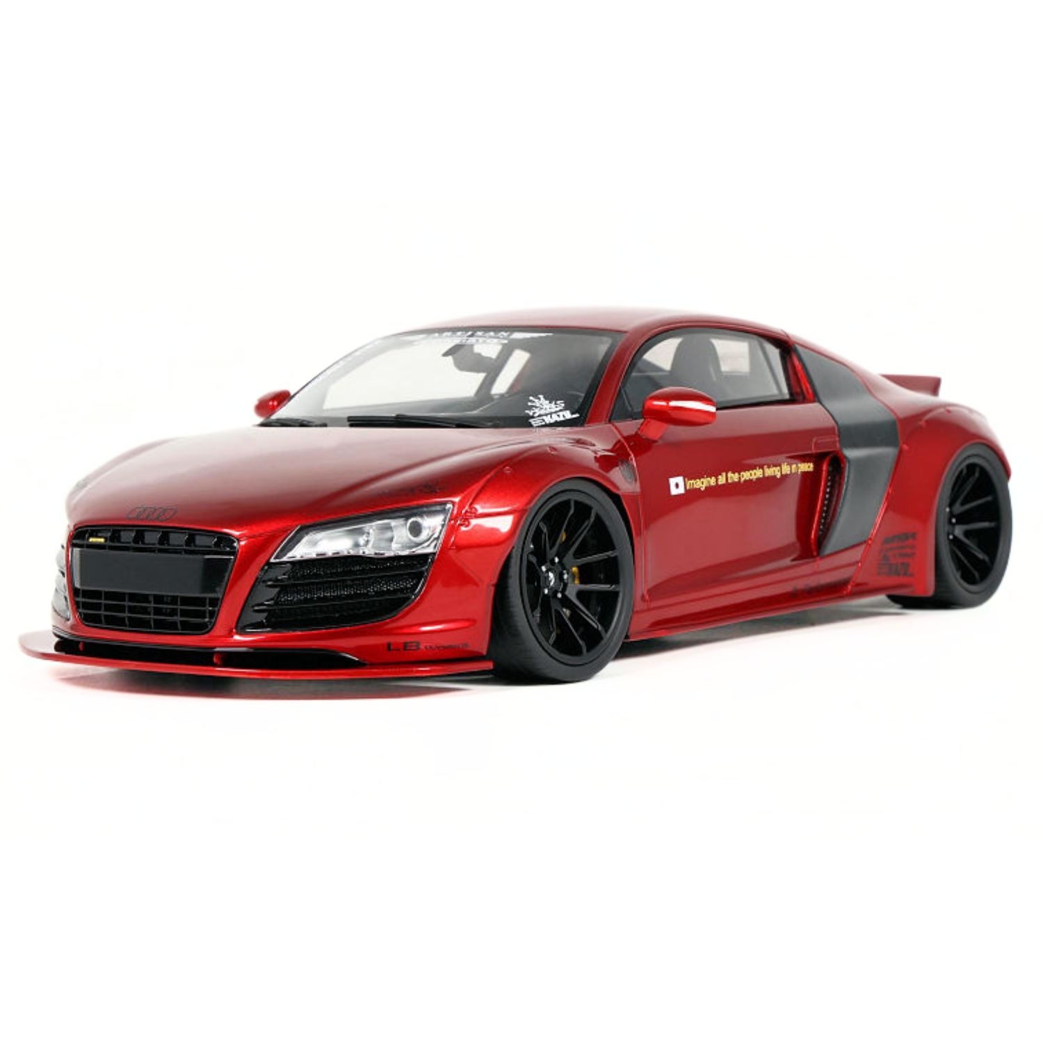 1:18 Audi R8 by LB-Works Liberty Walk Candy Red 2022