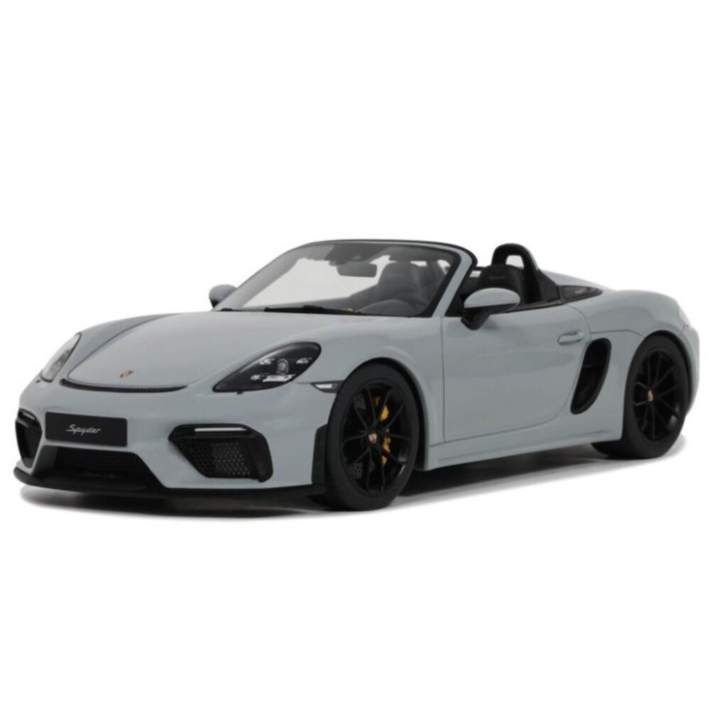 【GTSpirit】1/18 Porsche 718 Spyder Crayon 1:18 Porsche Spyder (718) Crayon Grey - GT Spirit - Pole