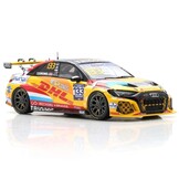 Audi RS3 LMS TCR #133 TOM CORONEL WINNER FIA MOTORSPORT GAMES TOURING CAR CUP PAUL RICARD 2022 yellow-red-black SPARK Scale Model