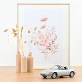 1:18 Mazda MX-5 1989 in Silber NOREV Modellauto