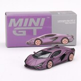1:64 Lamborghini Sian FKP 37 2023 (lhd) lila MINI GT Modellauto
