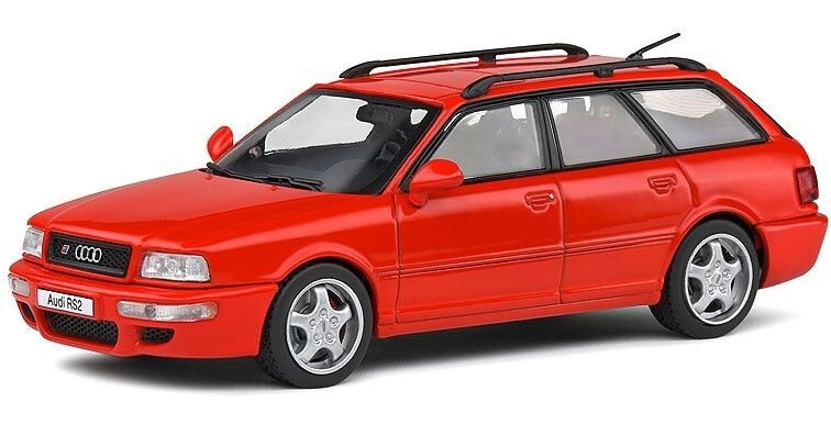 1:43 Audi RS 2 Avant 1995 red Solido Scale model
