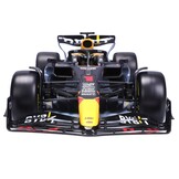 1:18 Red Bull RB19 #1 Max Verstappen "Abu Dhabi" GP 2023 - Last Race Special WC Helmet Dark Blue-Red-Yellow Bburago Scale Model