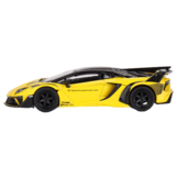 1:64 Lamborghini Aventador GT Evo Lb-Silhouette Works (rhd) gelb-schwarz Mini GT Modellauto