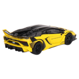 1:64 Lamborghini Aventador GT Evo Lb-Silhouette Works (rhd) gelb-schwarz Mini GT Modellauto