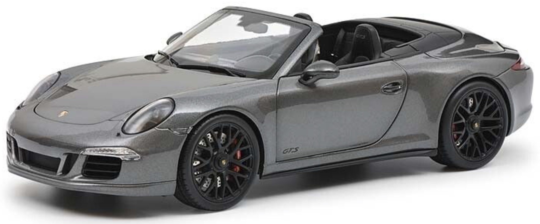 1:18 Porsche 911 Carrera GTS Cabriolet (991.1) Grau Metallic Schuco Modellauto