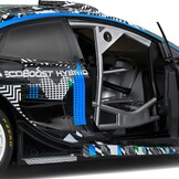 1:18 Ford Puma WRC Rally 1 Hybrid Black Goodwood Festival of Speed 2021 zwart-wit-blauw Solido Schaalmodel
