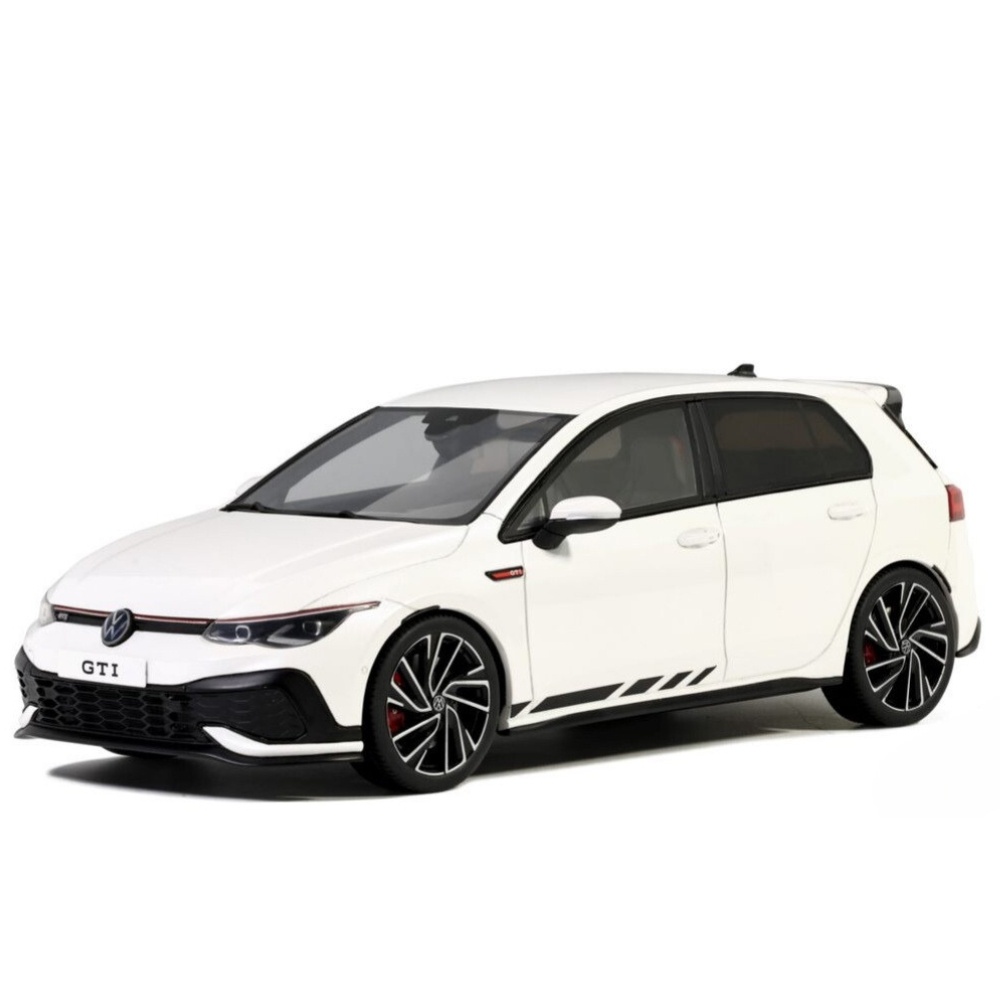 1:18 Volkswagen Golf VIII GTI 2021 white Ottomobile Scale model - Main Image